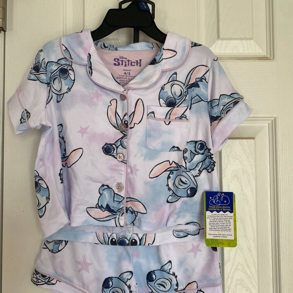 NWT Disney Stitch Pajamas